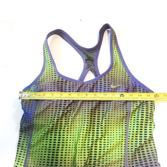 Nike Dri Fit Victory is Mine Racerback Training Race Run Tank Built in bra XL - Picture 3 of 4